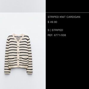 Zara Striped Cardigan